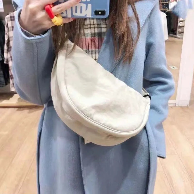 Nylon Women Shoulder Bags Cross Body Style Students Chest Pack