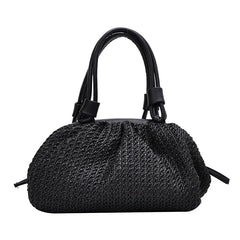 Stylish One-Shoulder Shell Bag Women's Straw Crossbody Bag