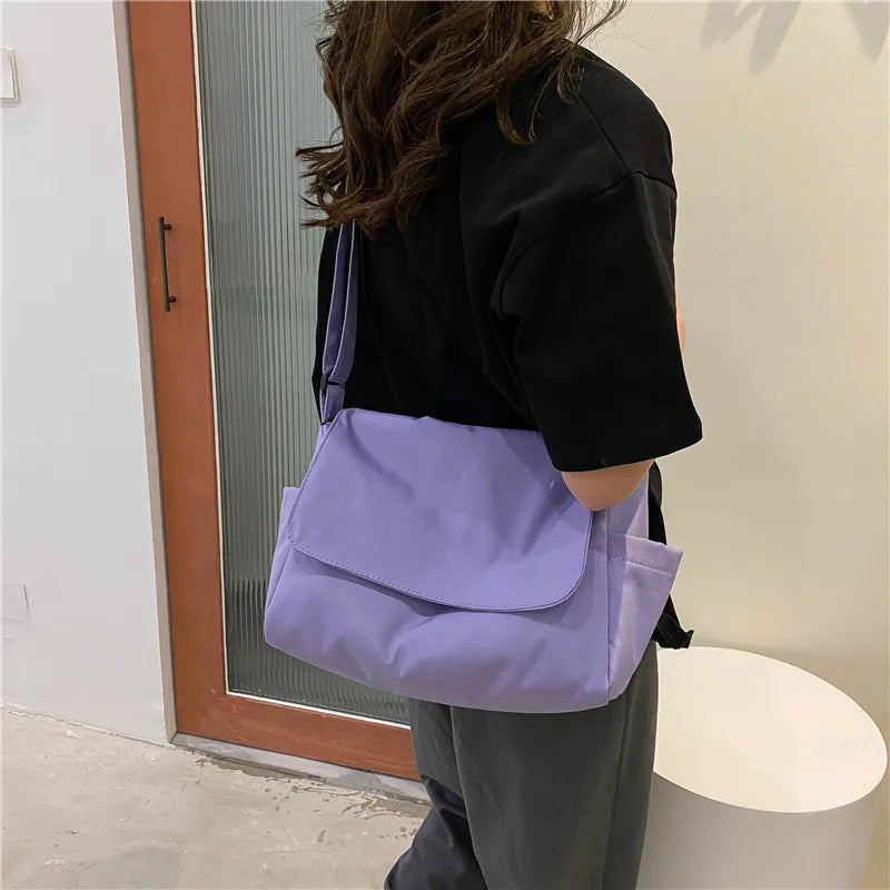 Large Capacity Oxford Crossbody Bag for Women
