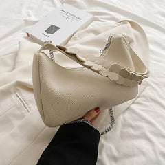 Solid Pattern Women Shoulder Bags for Girls Handbags Small Flap Bag