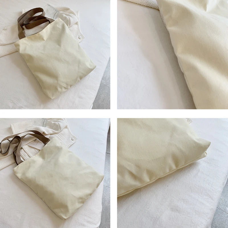 Canvas Harajuku Shoulder Bag Large Capacity Tote
