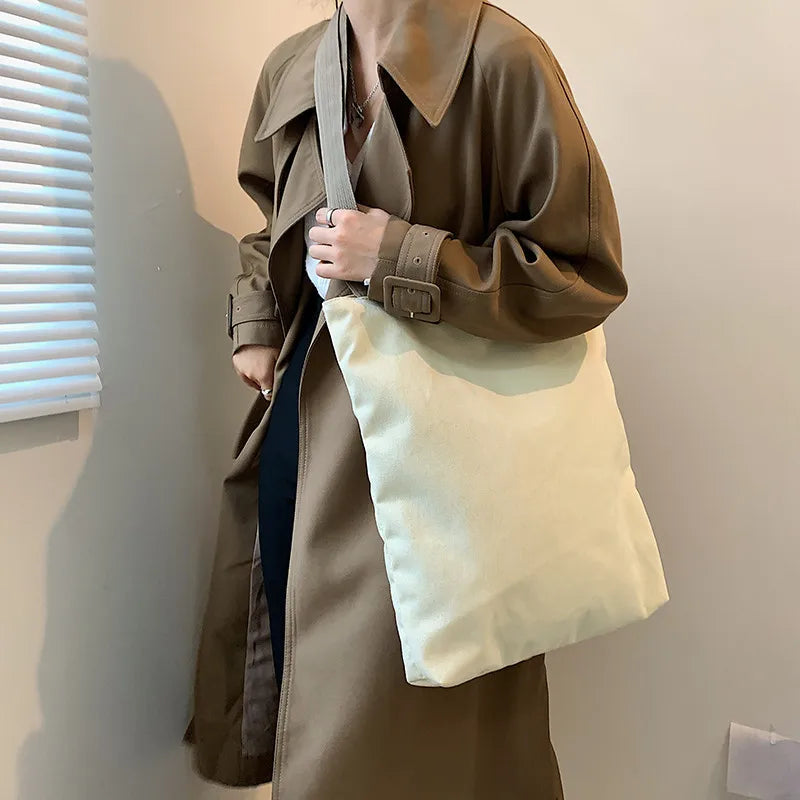 Canvas Harajuku Shoulder Bag Large Capacity Tote