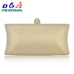 Women Travel Toiletry Bag Red/Blue/Silver Clutch Evening Pochette Wallet Chains