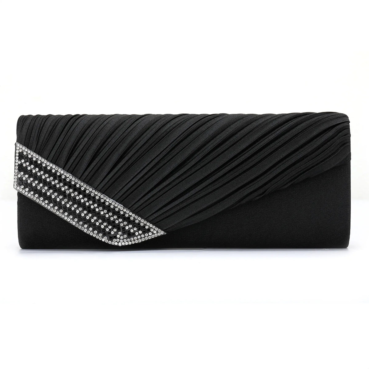 Vintage Leather Pleat Clutch Bag Pink Wedding Shoulder Bags