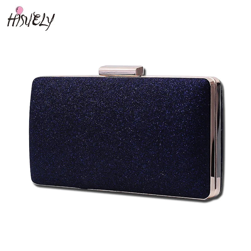 Glitter Banquet Party Wallet Chain Clutch Shoulder Bag