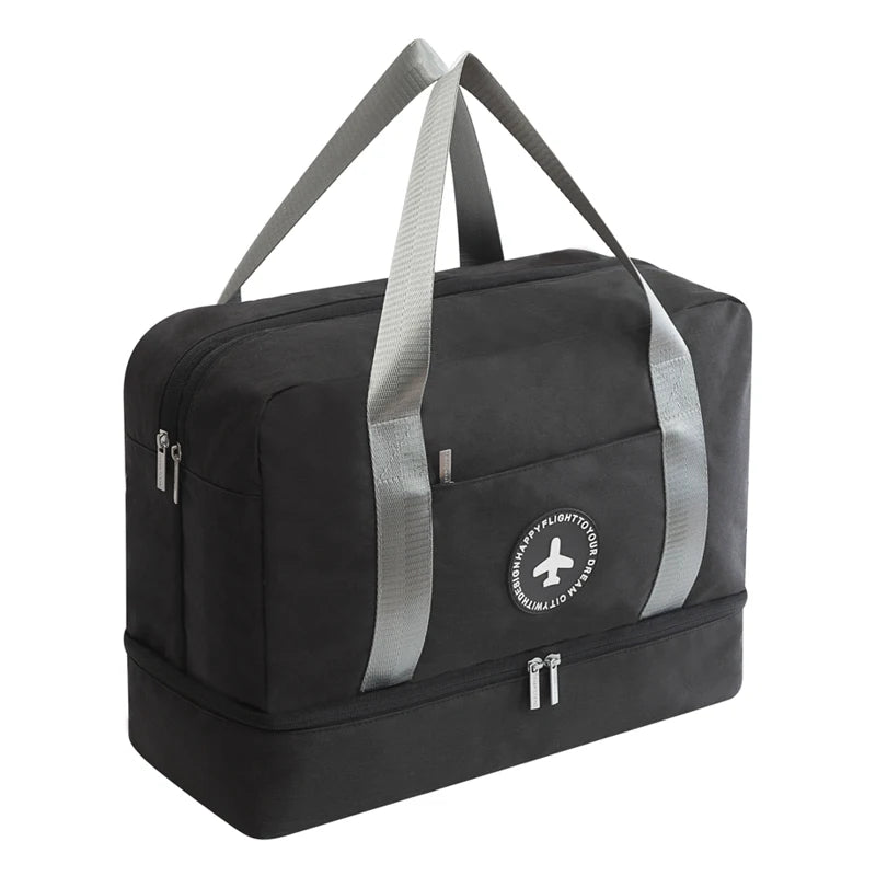 Travel Shoe Bag Overnight Portable Organizer Handbag Wet Dry Separation