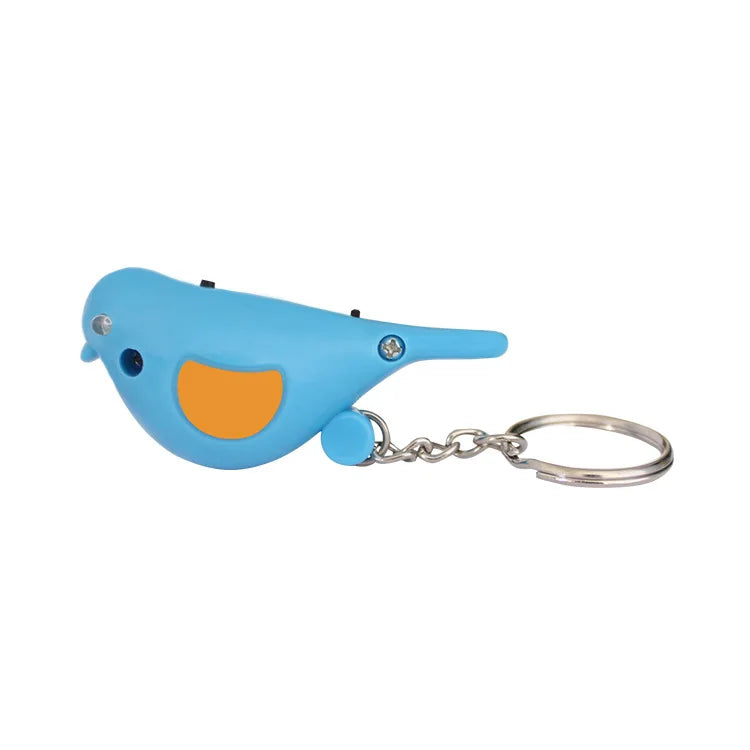 Lost Key Finder Locator Keychain LED Light Torch Whistle Portable Keychain