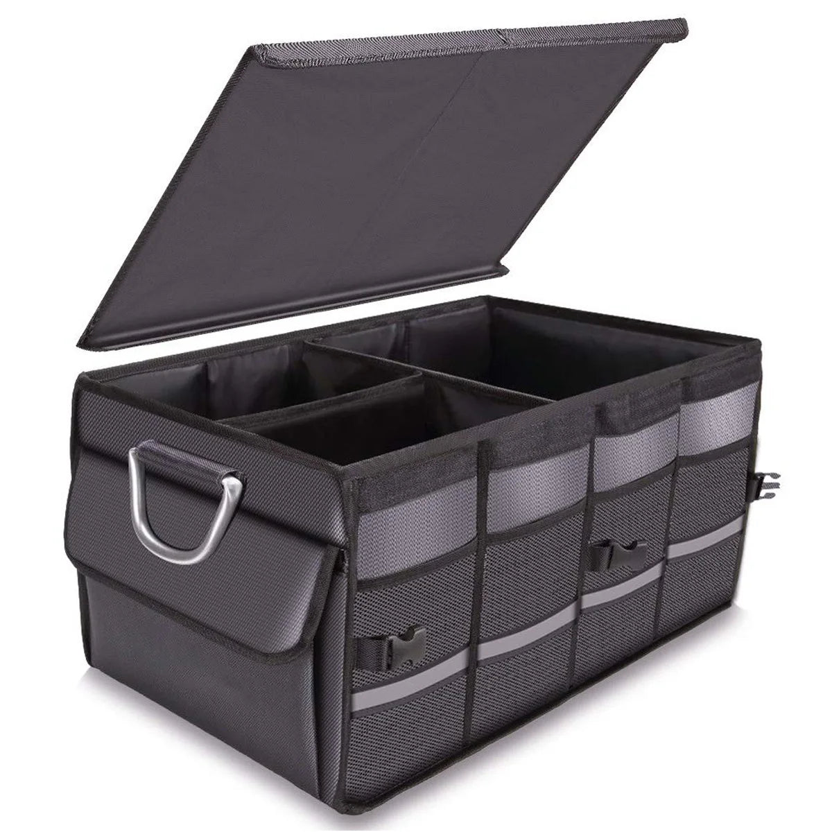 Vehicle-Mounted Large Capacity Storage Basket Folding Portable Box