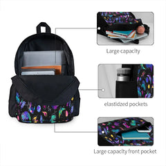 Space Dinosaur Astronauts Watercolor Backpacks Men Women
