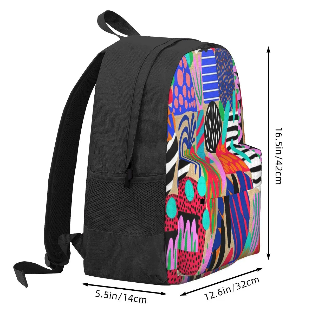 Vintage Space Garden Zipper Backpack Men Women