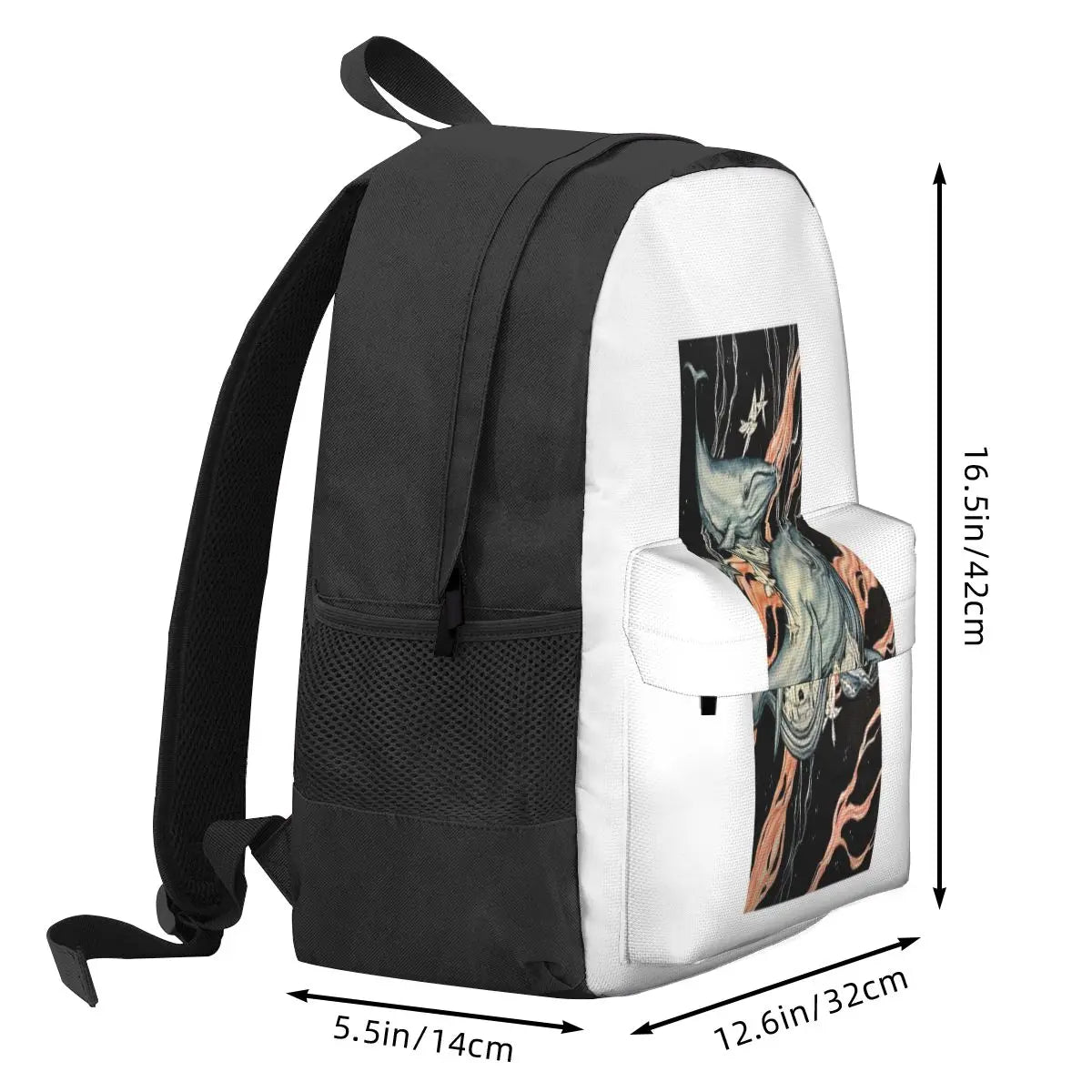 Space Whales Backpacks Men's and Women's Bags