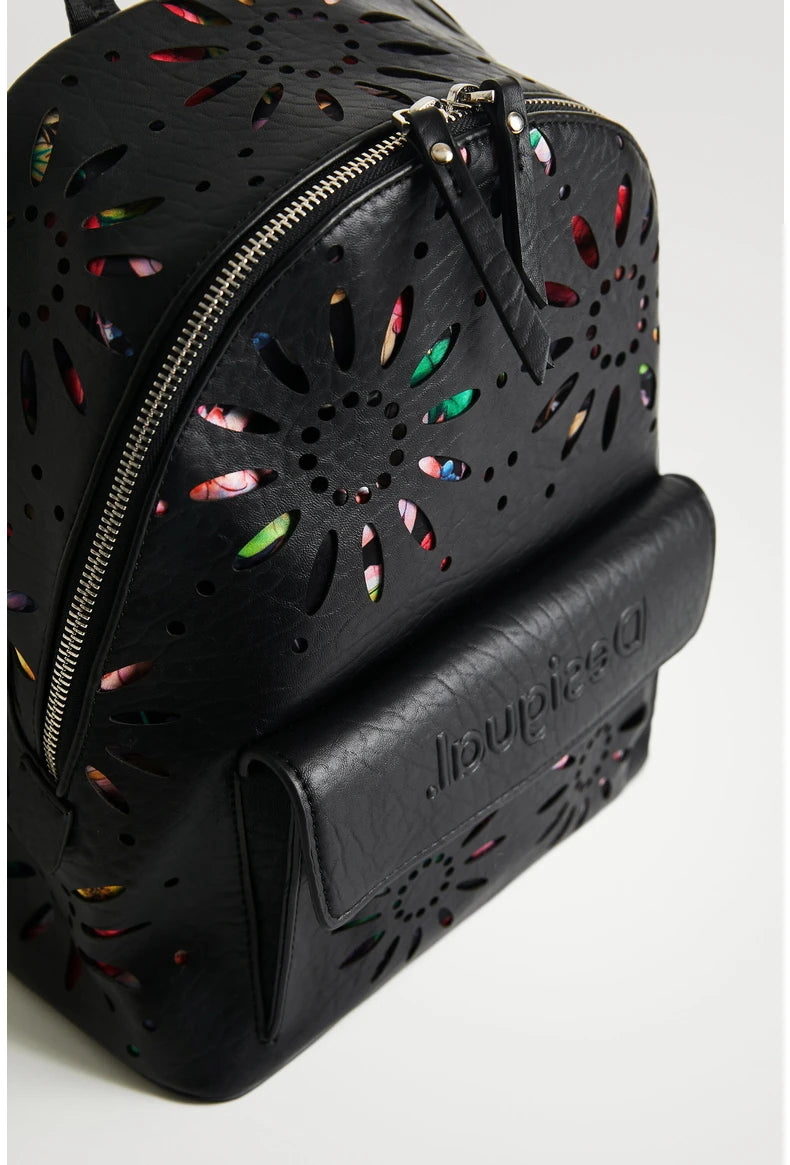 Spain Autumn Winter Hollow Crossbody Backpack