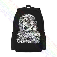Spanish Water Dog Face Special Graphic Large Capacity Backpack
