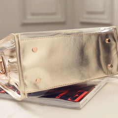 Transparent Jelly Crystal Beach Bag Hand Shoulder Bag