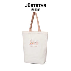 Large-Capacity Shoulder Bag, Canvas Commuter Bag