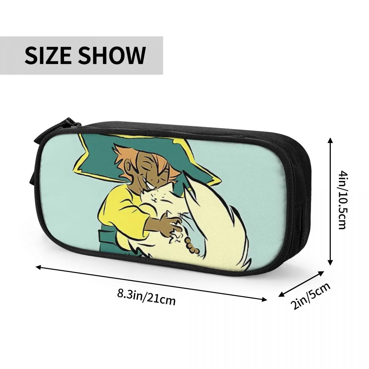 Anime Zipper Pen Bag Stationery Gift for Students