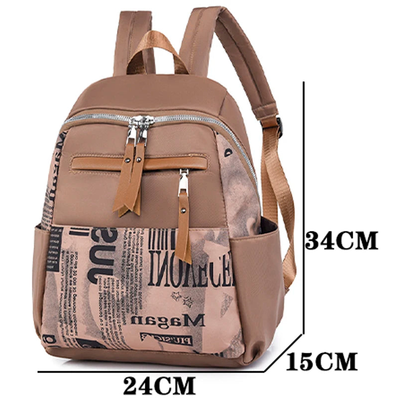 Age Reducing Backpack Lightweight Large Capacity Thickened Water Repellent