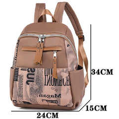 Age Reducing Backpack Lightweight Large Capacity Thickened Water Repellent