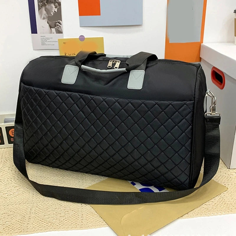Unisex Gym Tote Fitness Shoulder Bag Weekender Overnight Handbag