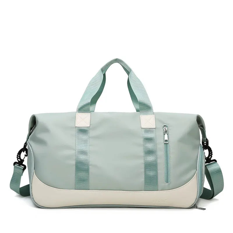 Female Yoga Bag with Wet Dry Separation & Shoe Compartment