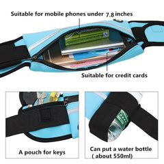 Waterproof Running Waist Bag Outdoor Jogging Cycling Pack