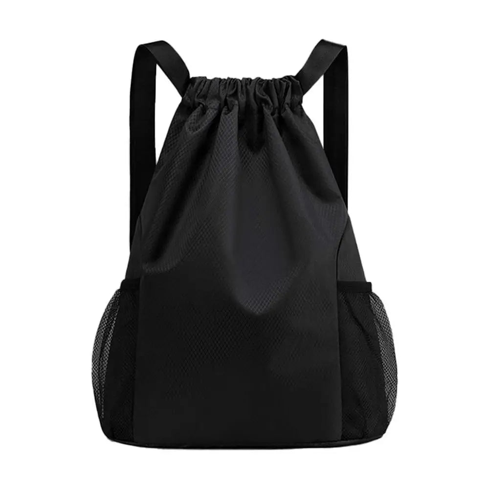 Sports Drawstring Backpack String Bag Sackpack Gym Swim Beach Women Men