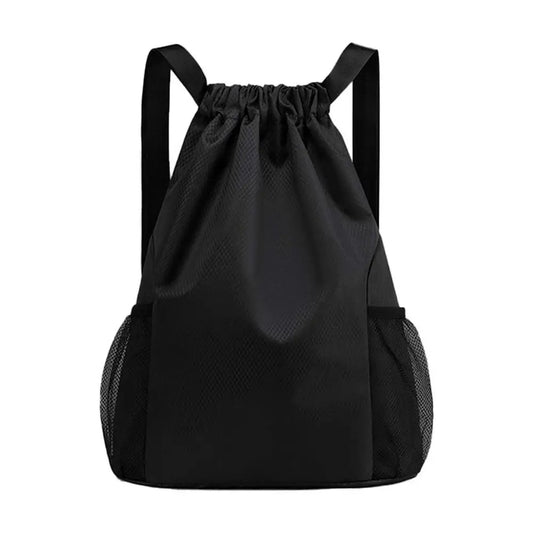 Sports Drawstring Backpack String Bag Sackpack Gym Swim Beach Women Men
