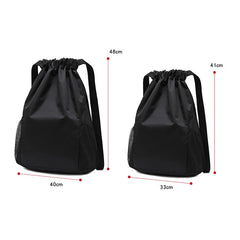 Sports Drawstring Backpack String Bag Sackpack Gym Swim Beach Women Men