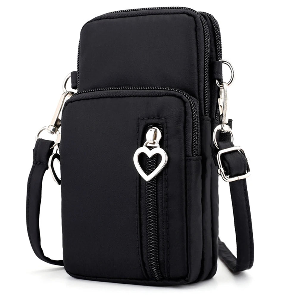 Sports Oxford Cloth Women Phone Bag Arm Pack Mini Crossbody Pouch