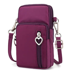 Sports Oxford Cloth Women Phone Bag Arm Pack Mini Crossbody Pouch
