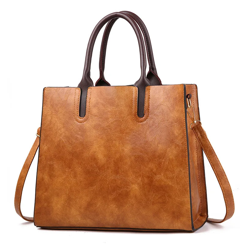 Spring Autumn Women's Handbags Large Capacity Retro Shoulder Bag Messenger Bag
