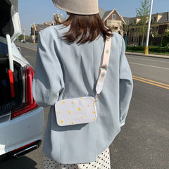 Daisy Flower Shoulder Bag Western Style Chain Messenger Bag