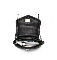 Women's Diamond Chain Bag Multifunctional Leather Ladies Bag