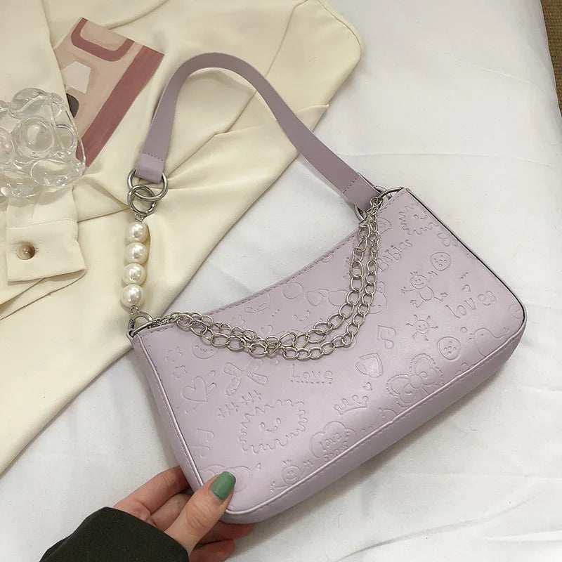 Spring Celebrity Small Bag Shoulder Underarm Bag Women's Bag Handbag