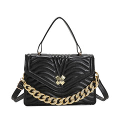 Spring Chain Handbags Casual Messenger Bag Solid Small Square Bag