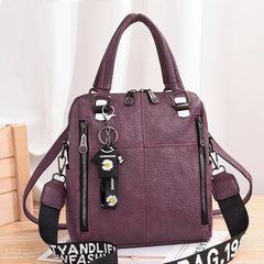 Spring Red Crossbody Bag Large Capacity Retro Women's Bag