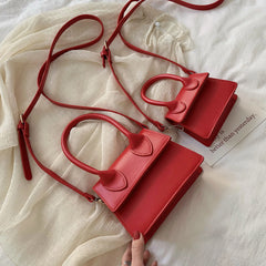 Spring Small Square Tote Bag Shoulder Crossbody Clutch Wallet Handbag