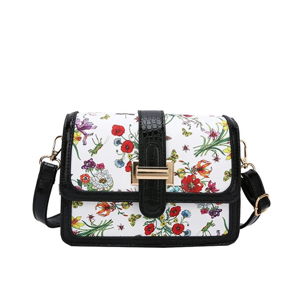 Retro Texture Leather One Shoulder Crossbody Bag