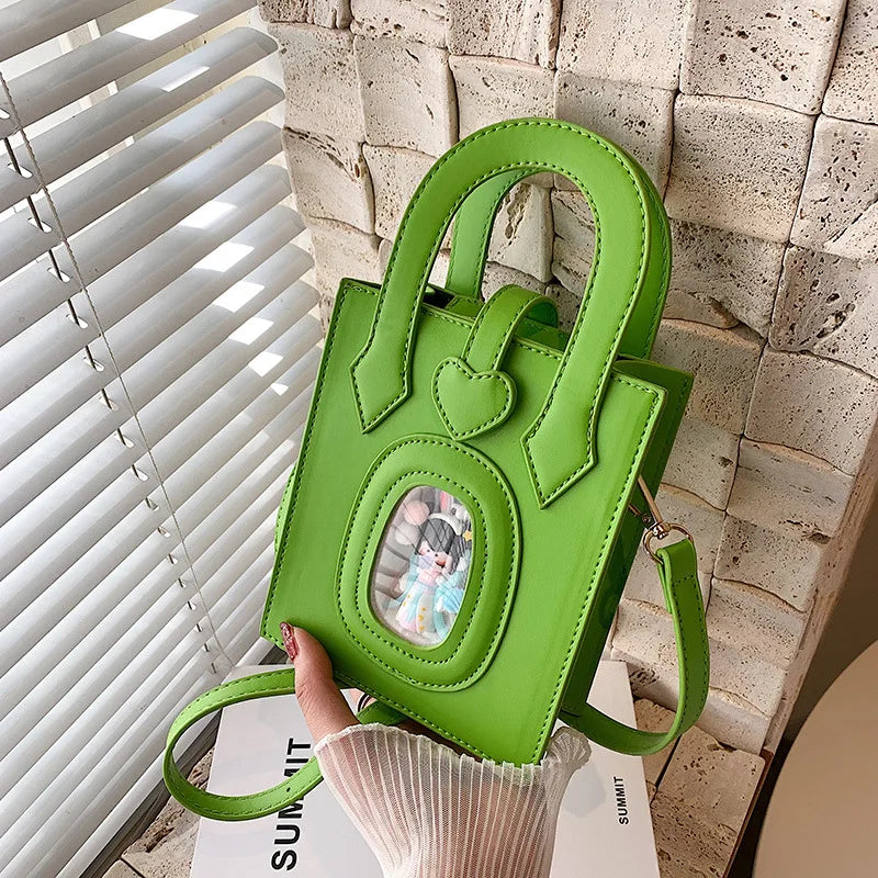 Spring High Women's Handbag Solid Cartoon Crossbody Bag