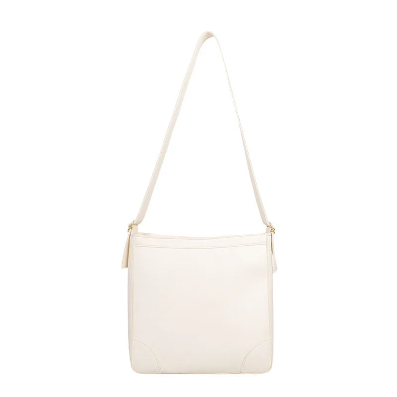 Spring PU Leather Bucket Bag for Women Small Shoulder Messenger Lady Handbags