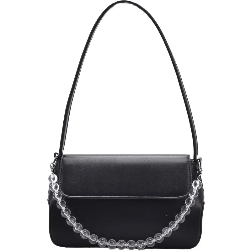 Spring Square PU Leather Women's Bag Casual Shoulder Messenger Handbag
