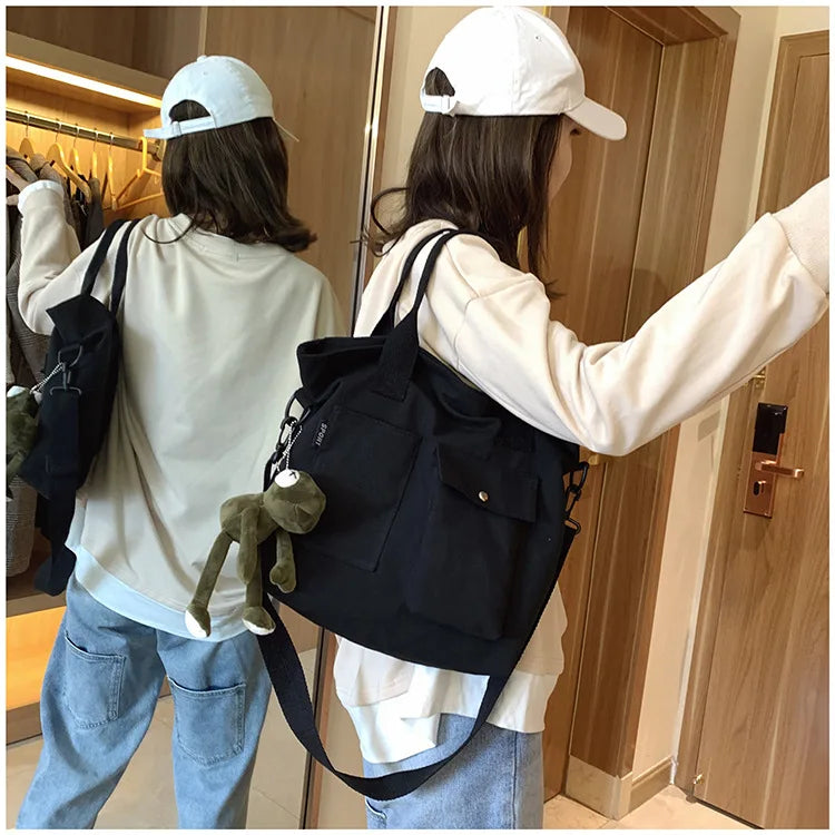 Spring Canvas Tote Bag for Women