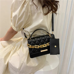 Spring Retro Small Bags Female Diamond Crossbody Bag