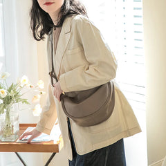 Spring Versatile PU Soft Leather Dumpling Bag for Female Students