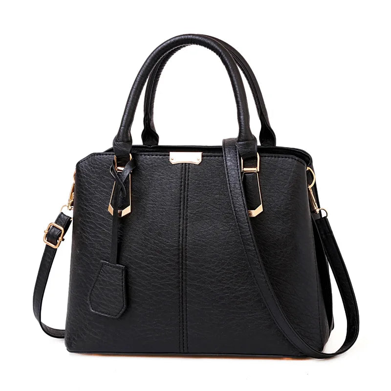 PU Leather Women's Handbag Large Capacity Shoulder Messenger Bag