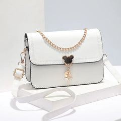 Spring/Summer Small Bags Ladies Square Texture Messenger Shoulder Bag