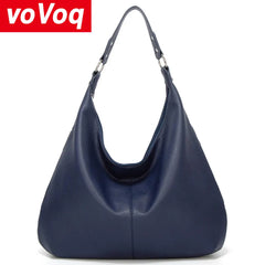 Retro Pu Large Capacity Women Bags Shoulder Bag Soft Brown Green Universal Bag