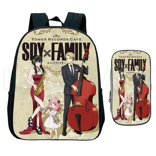 Spy x Family Anya Backpack 12inch Kids Schoolbag