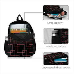 Square Inside Square Bags Travel Laptop Backpack