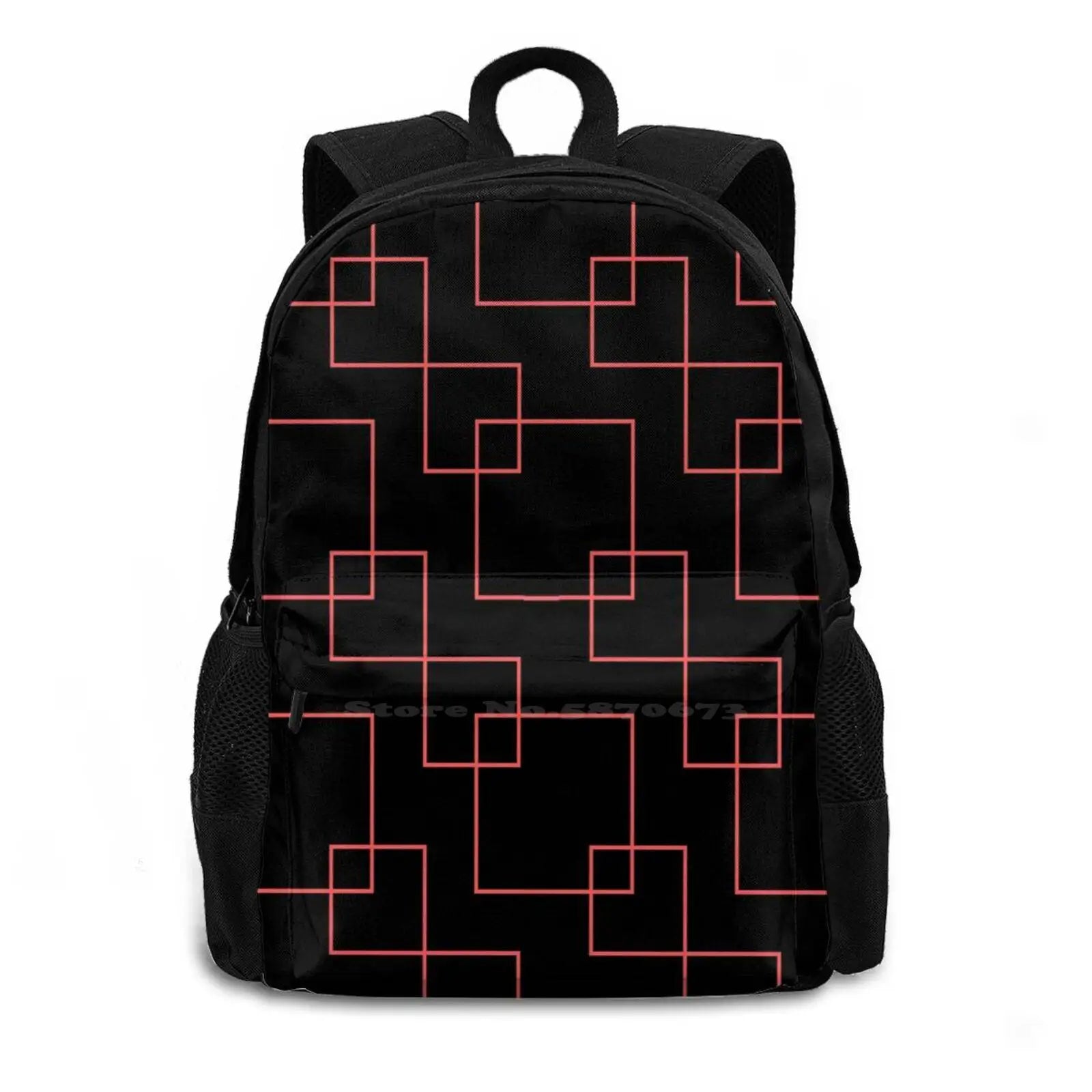 Square Inside Square Bags Travel Laptop Backpack